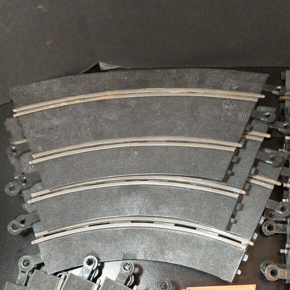 Scalextric Vintage Slot Car Racing Set 2 Porsche Carreras Tri-ang Made in France - Picture 10 of 12